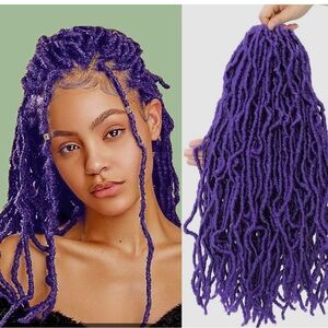 Purple Synthetic Dreadlock Extensions
